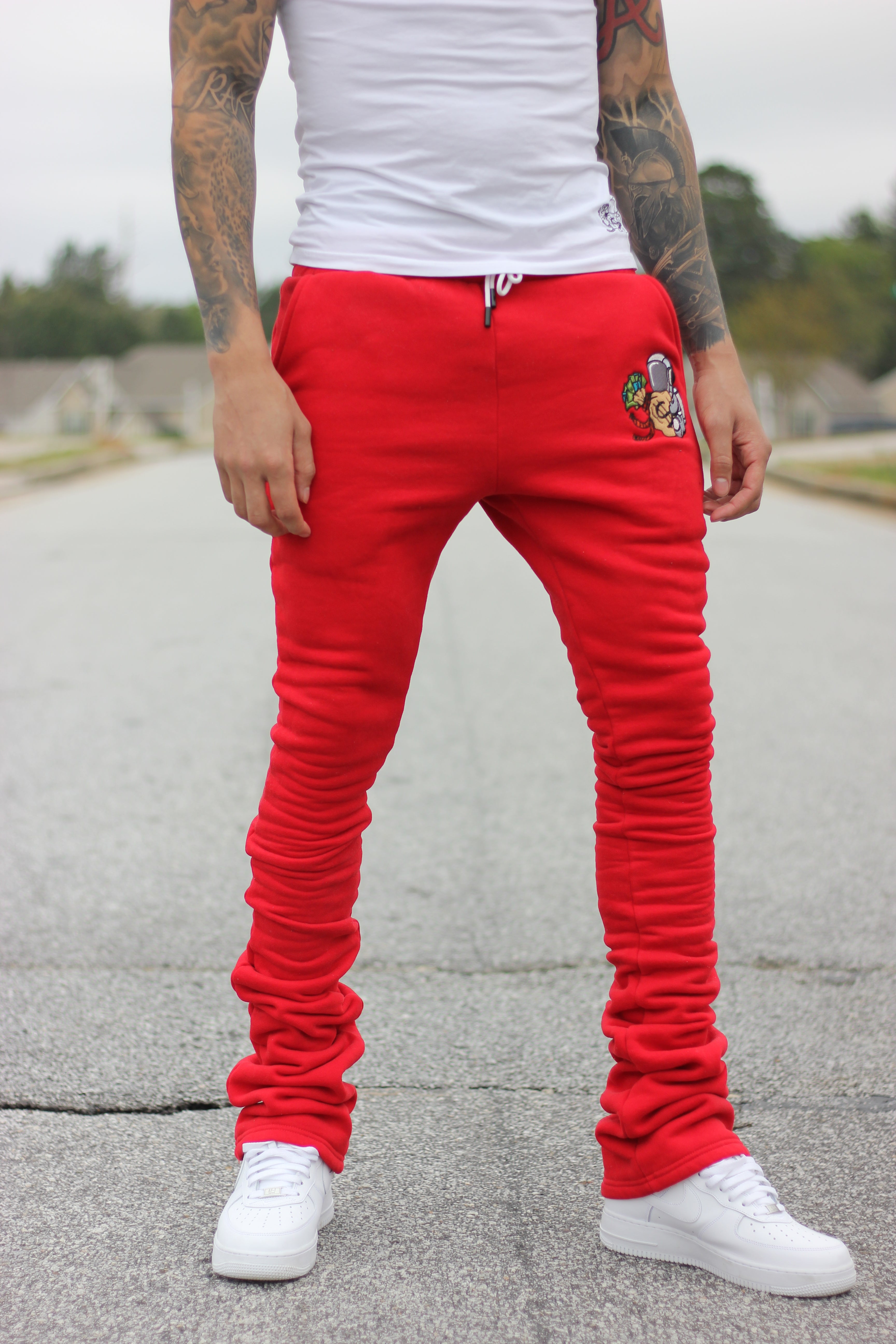 Red Joggers