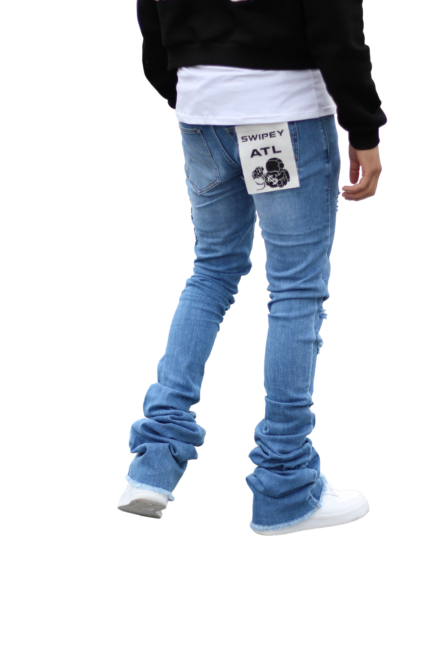 Dark Blue Swipey Denim