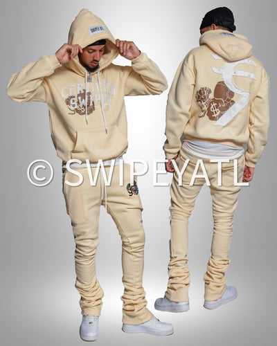 Cream Certified Swiper Jogger Set