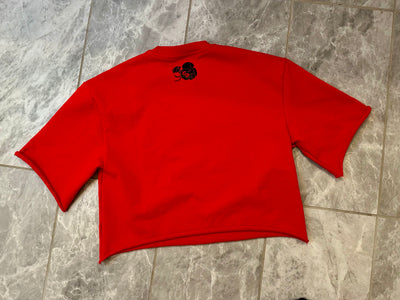 Red Dead Space Cropped Tee