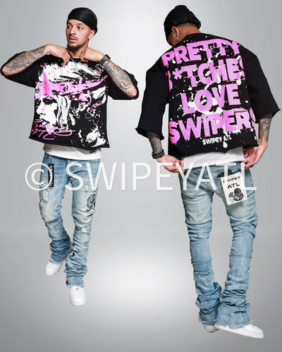 Pink PBLS Cropped Tee
