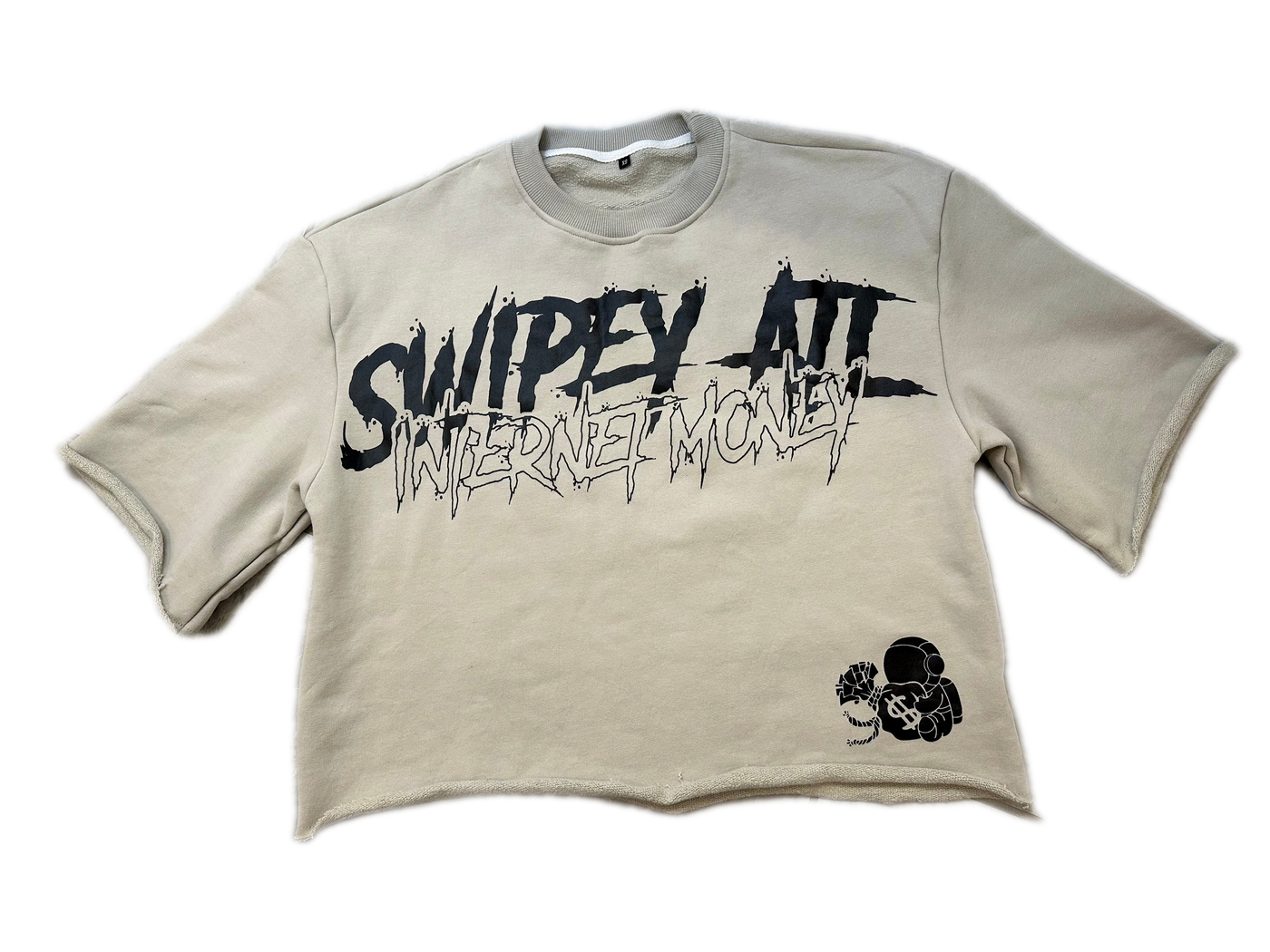 Space Gray Internet Money Cropped Tee