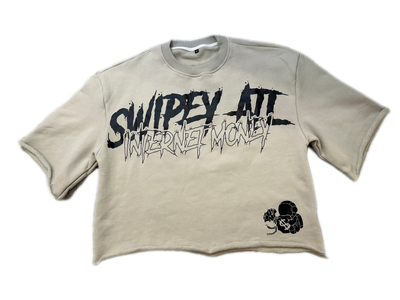 Space Gray Internet Money Cropped Tee