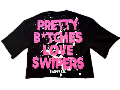 Pink PBLS Cropped Tee