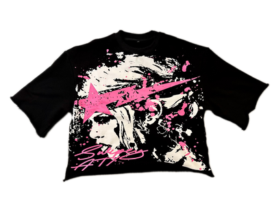 Pink PBLS Cropped Tee
