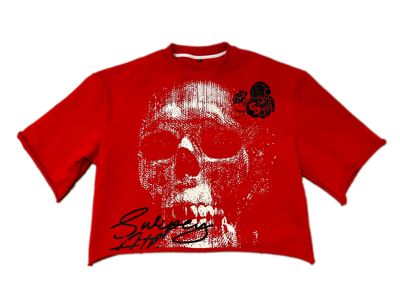 Red Dead Space Cropped Tee