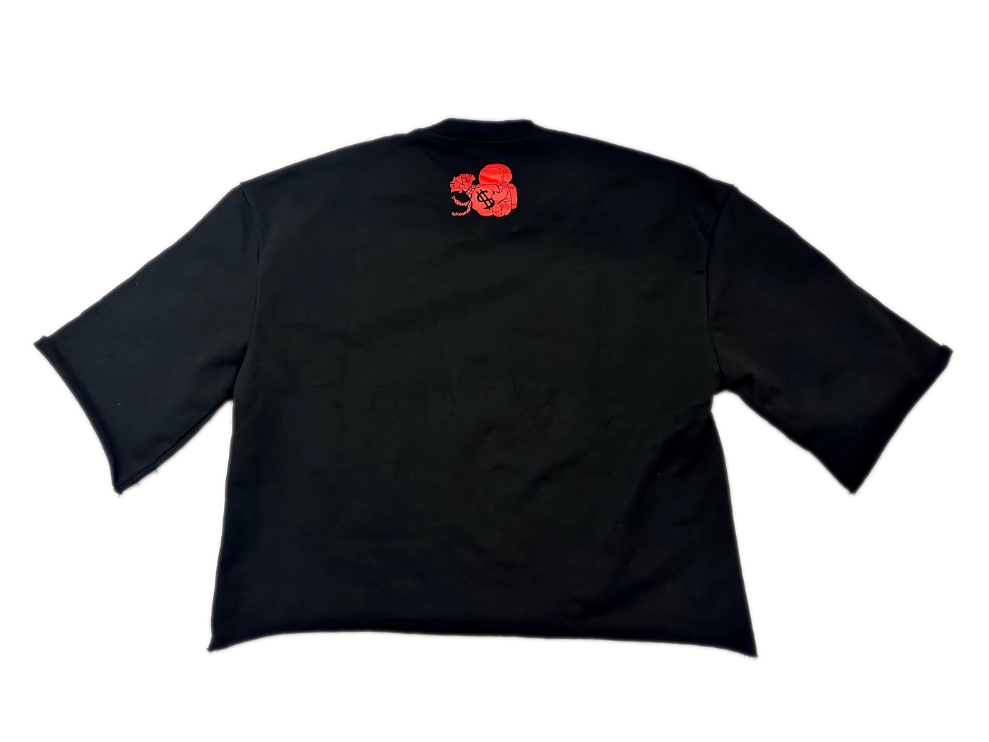 Black Dead Space Cropped Tee