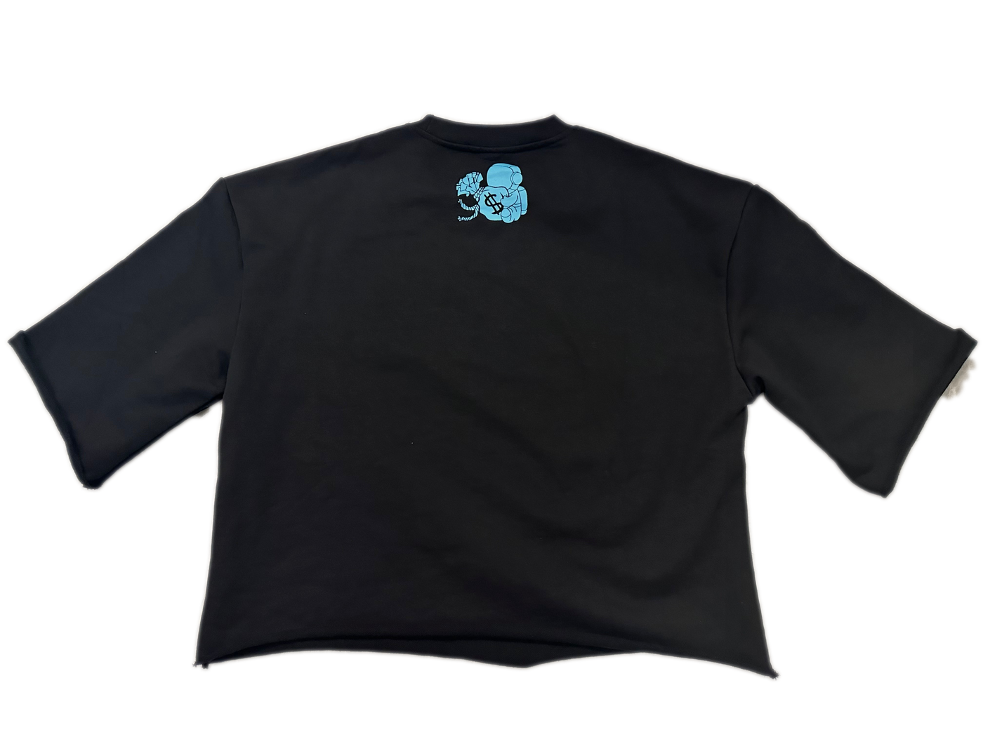 Blue Motion Cropped Tee