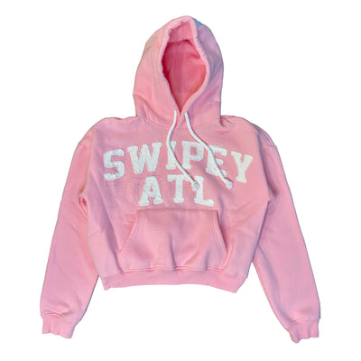 Pink Distressed Hoodie
