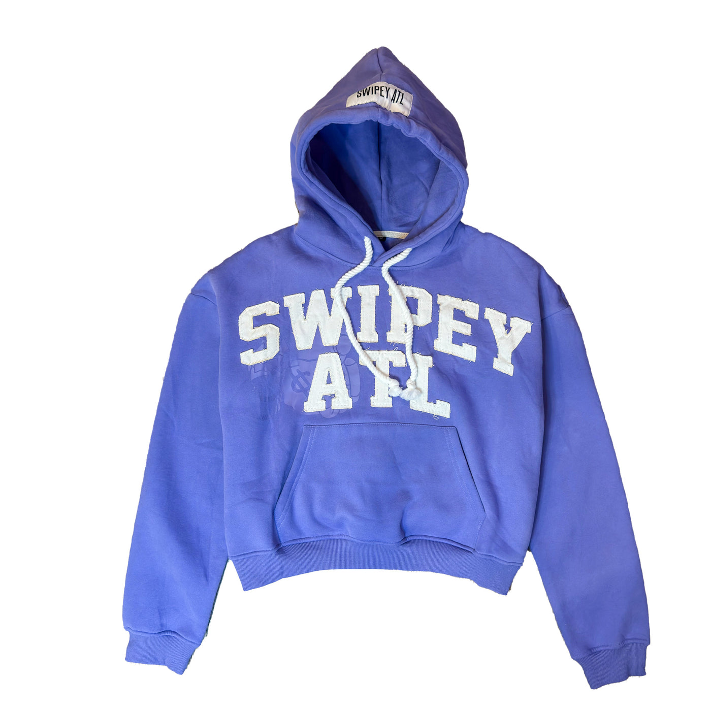Purple Distressed Hoodie