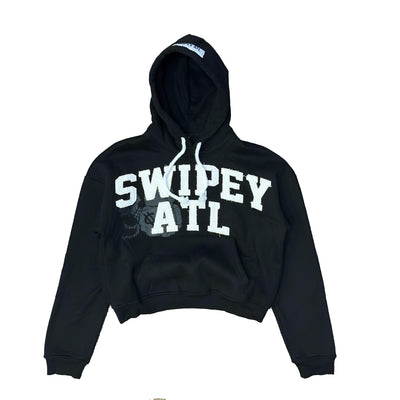 Black Distressed Hoodie