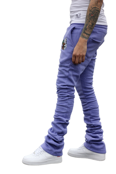Super Stacked Purple Joggers