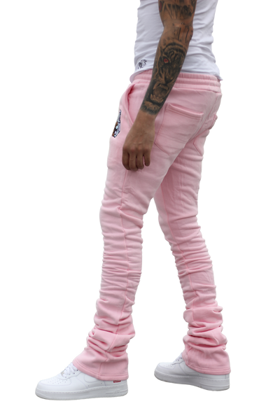 Super Stacked Pink Joggers