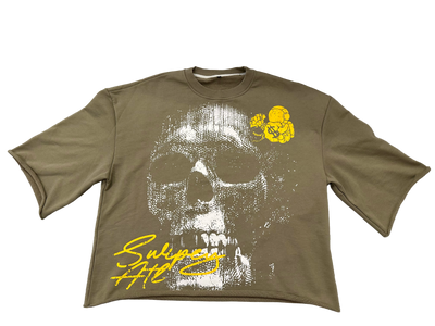 Sage Green Dead Space Cropped Tee