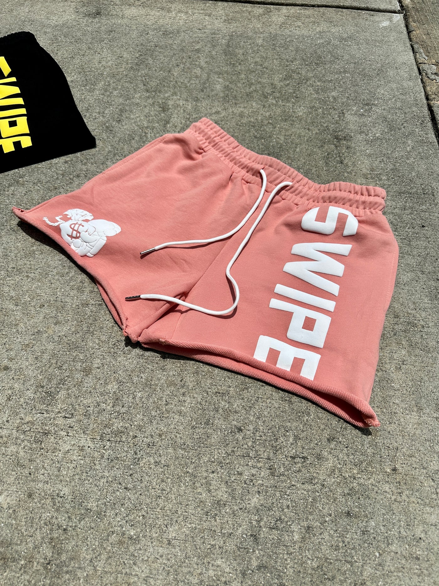 Peach Swipe Shorts